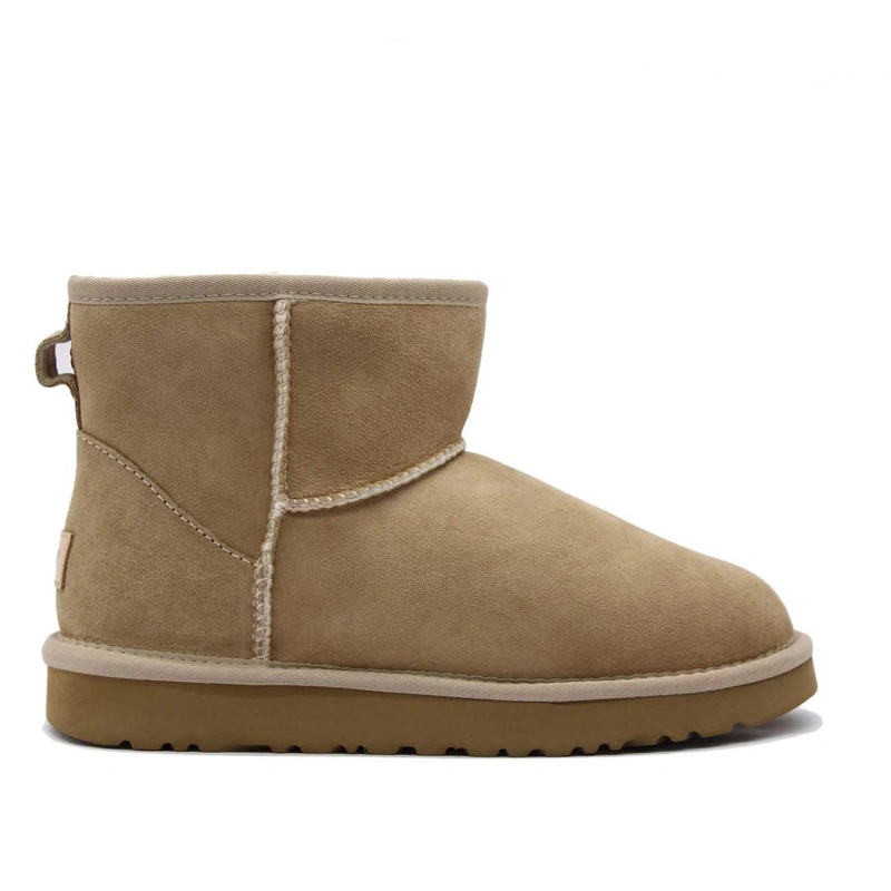 Угги женские ботинки UGG II Mini Classic Sand фото-2