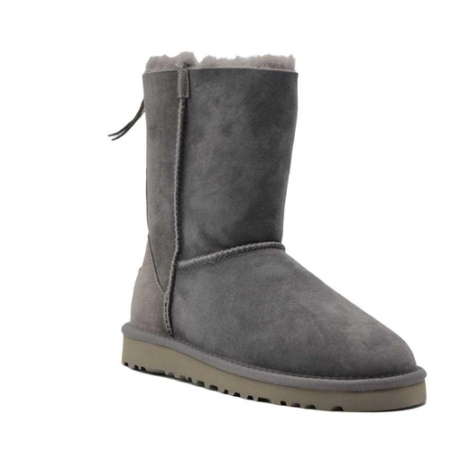 Угги женские сапоги UGG Zip Grey фото-2