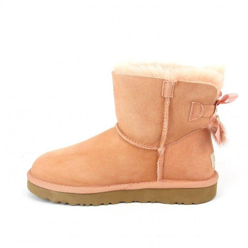 Угги женские мини UGG Bailey Bow Tassel Lantana фото-3