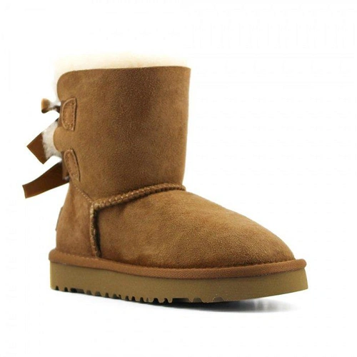 Угги детские UGG Kids Bailey Bow II Chestnut фото-2