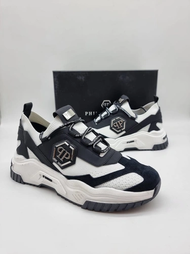 Кроссовки Philipp Plein Trainer Predator SABS-USC0122-PTE003N Black-White фото-2