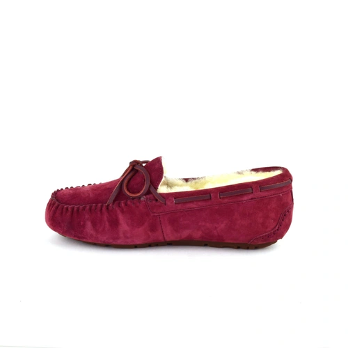 Угги женские мокасины UGG Red Wine фото-2