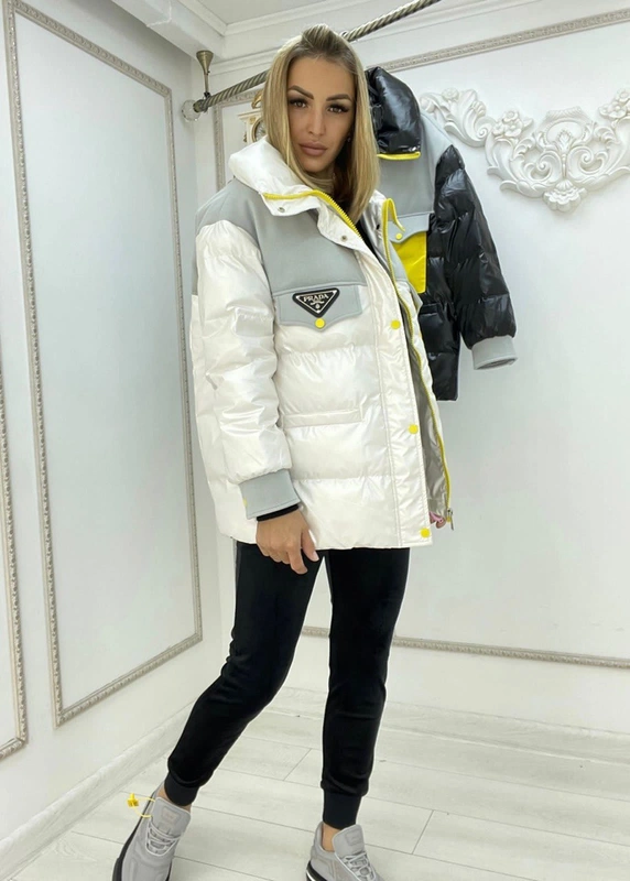 Куртка Prada белая модель-40 фото-3