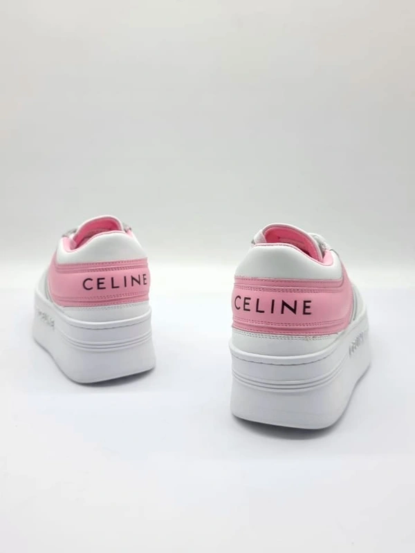 Кроссовки женские Celine High Sole SS22-23 White-Pnk фото-3