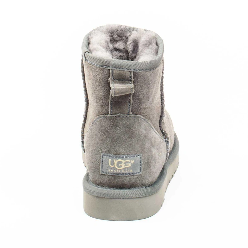 Угги женские ботинки UGG Mini Classic Grey фото-4