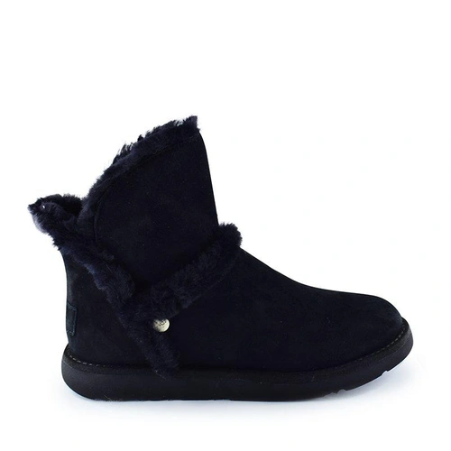 Угги женские ботинки UGG Luxe Spill Seam Mini Boot Black