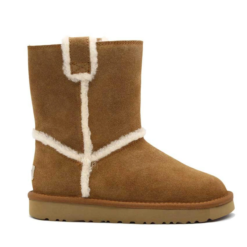 Угги женские ботинки UGG Spill Seam Boot Chestnut