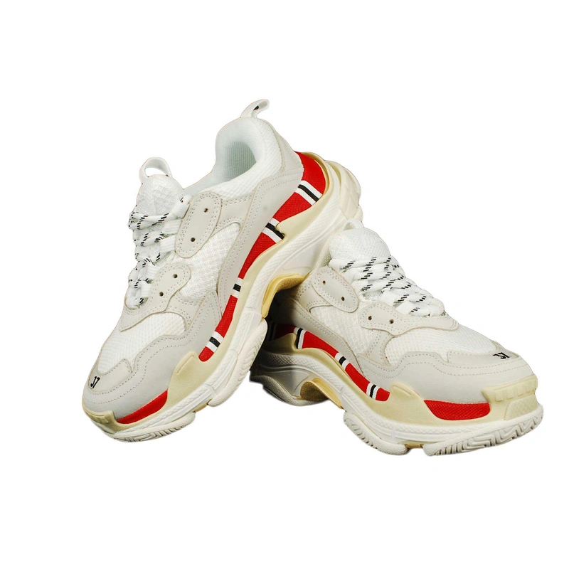 Кроссовки Balenciaga x Gucci Triple S (656277) White фото-8