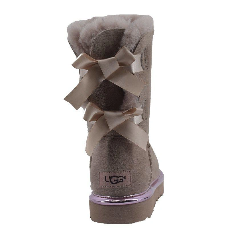 Угги женские UGG II Bailey Bow Metallic Dusk фото-4