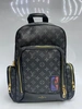 Рюкзак из канвы Louis Vuitton черный 40/28 см фото-1