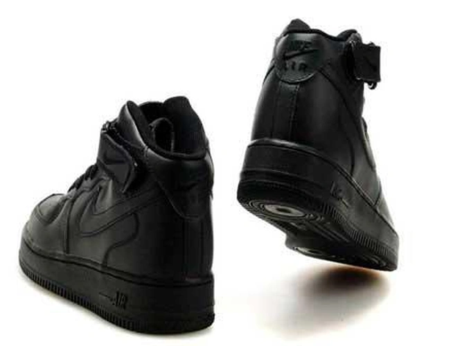 Кроссовки Nike Air Force 1 Mid Black фото-4