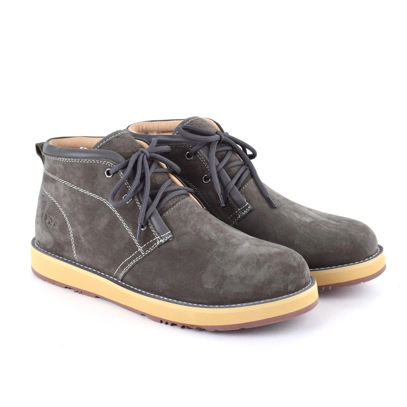 Угги мужские ботинки UGG Iowa Men Boots Grey фото-5