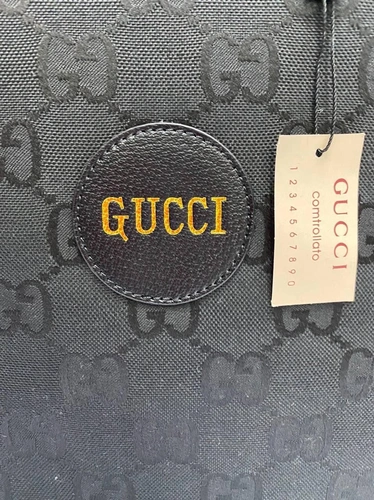 Женская сумка-тоут Gucci серая 38/36/14 фото-4