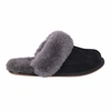 Угги тапочки женские UGG Slippers Scuffette II Black фото-1