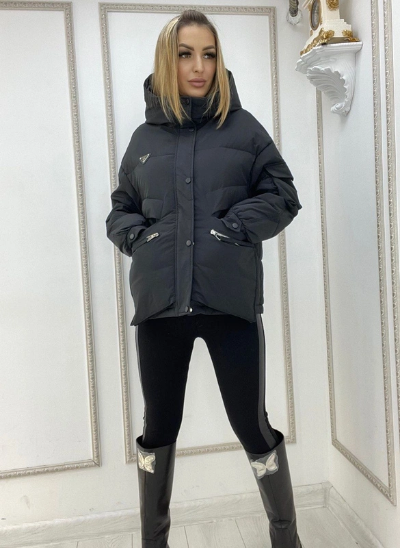 Куртка Prada черная модель-36 фото-2