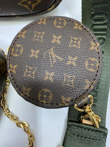 Клатч женский Louis Vuitton из канвы Monogram коричневый качество-люкс фото-3