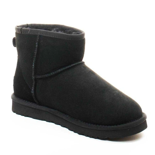 Угги женские ботинки UGG Mini Classic Black фото-2