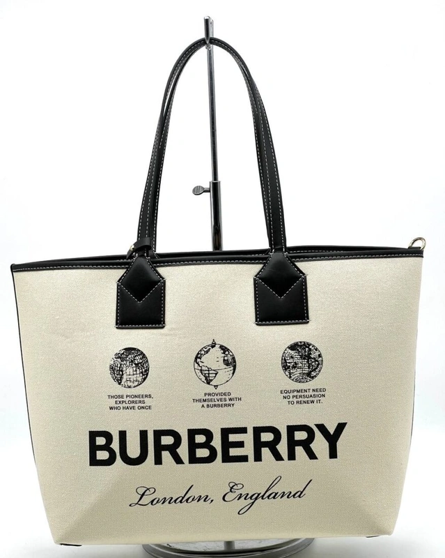 Сумка Burberry A106485 тканевая белая