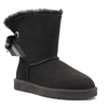 Угги женские ботинки UGG II Bailey Bow Customizable Black фото-1