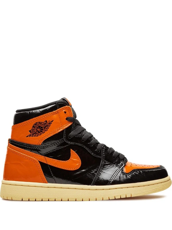 Кроссовки Nike Air Jordan 1 Retro Black/Orange a71189 фото-2