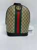 Женский рюкзак Gucci из канвы с рисунком 30/24/10 см фото-1