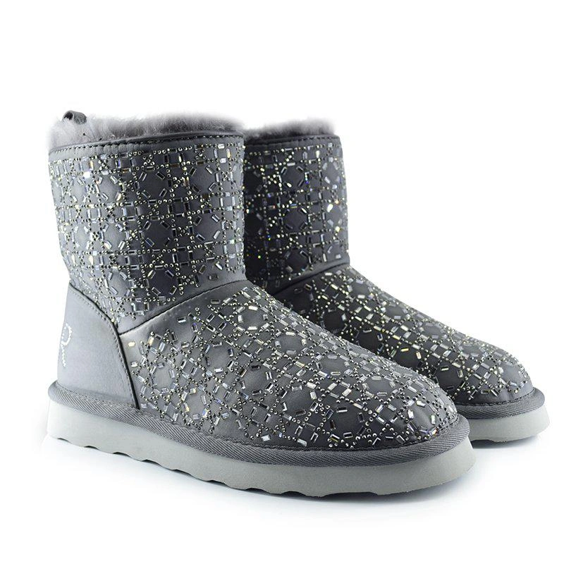 Угги женские UGG x Christian Dior Grey