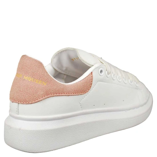 Кроссовки Alexander McQueen Oversized Larry White Pink фото-3