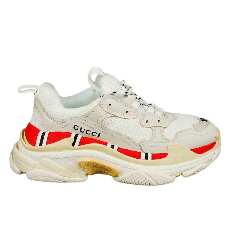 Кроссовки Balenciaga x Gucci Triple S (656277) White