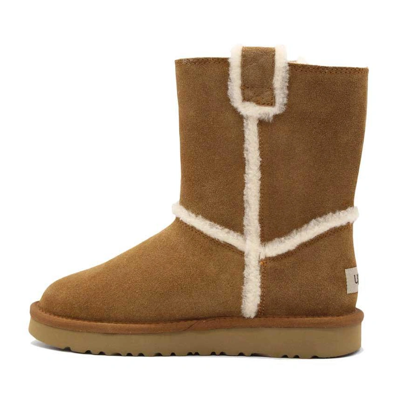 Угги женские ботинки UGG Spill Seam Boot Chestnut фото-3