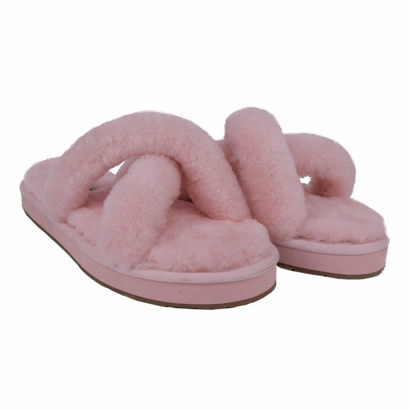 Угги тапочки женские UGG Womens Slippers Abela Pink фото-2