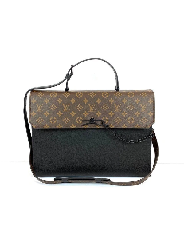 Женский портфель Louis Vuitton  Robusto премиум-люкс комбинированный 39/29/10 фото-7