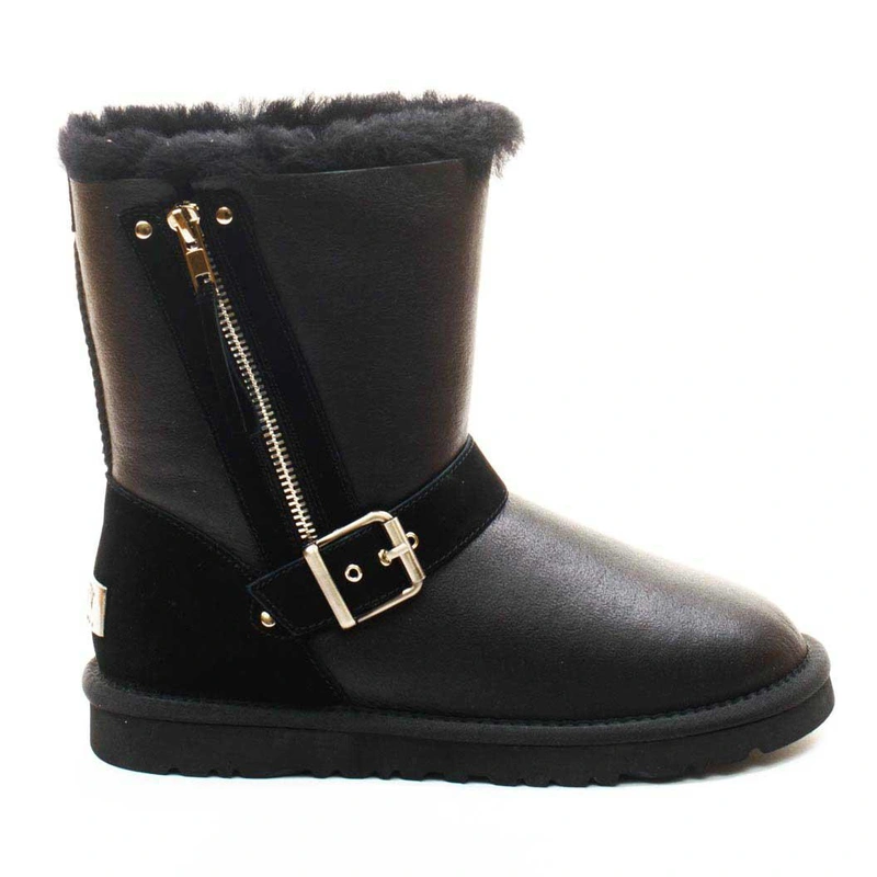 Угги женские ботинки UGG Blaise Metallic Black