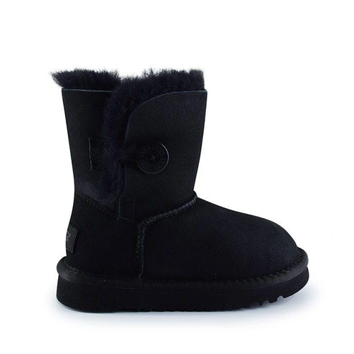 Угги детские UGG Kids Bailey Button II Black