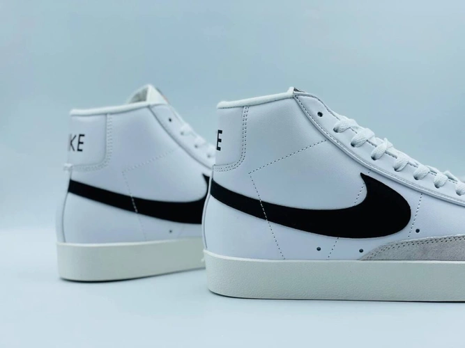 Кроссовки Nike SB Blazer Mid Leather White фото-2