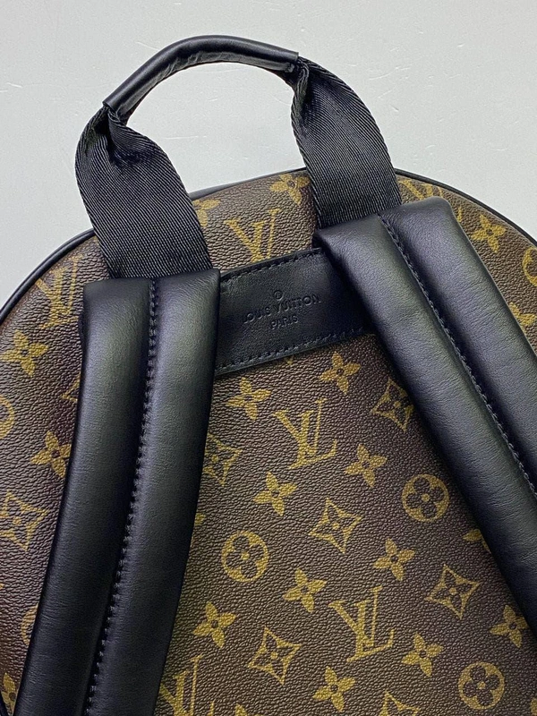 Кожаный рюкзак Louis Vuitton Josh коричневый премиум-люкс фото-4