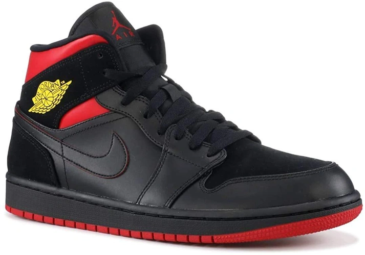Кроссовки Nike Air Jordan 1 Retro Black/Red фото-2