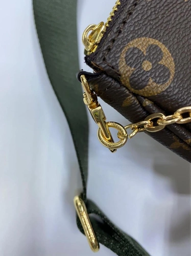 Клатч женский Louis Vuitton из канвы Monogram коричневый качество-люкс фото-9