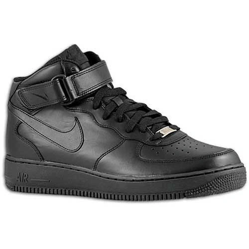 Кроссовки Nike Air Force 1 Mid Black фото-2