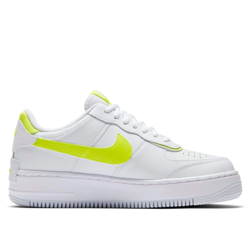 Кроссовки Nike Air Force 1 Shadow White Lemon Venom Volt фото-6