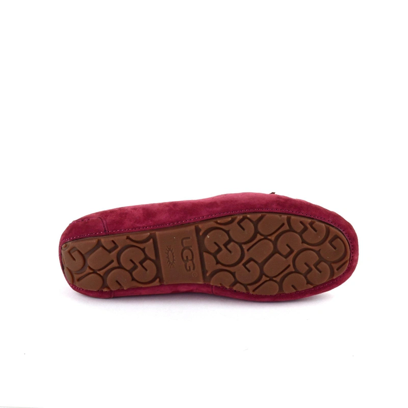 Угги женские мокасины UGG Red Wine фото-4