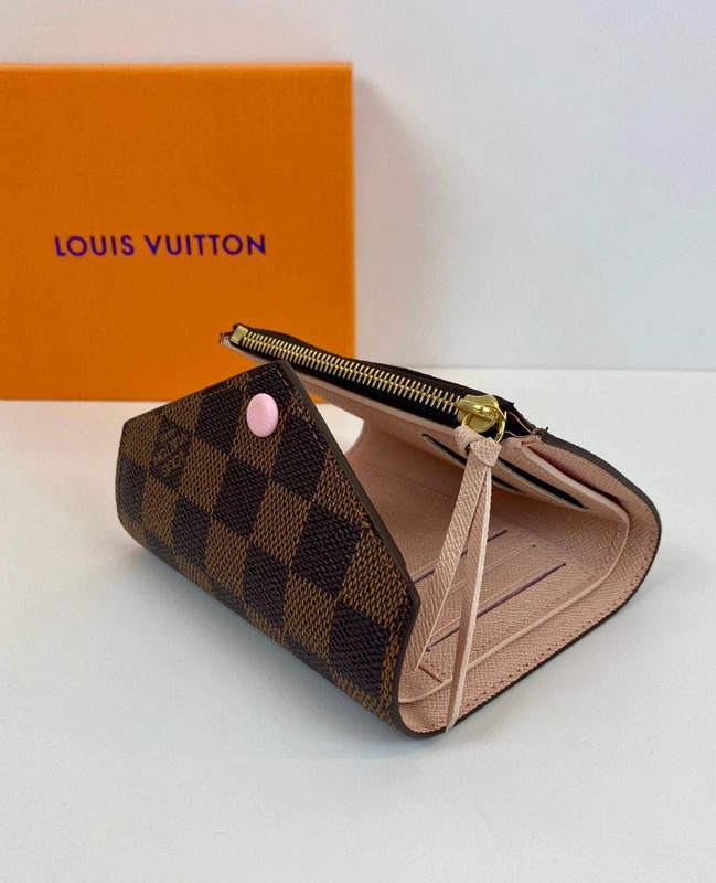 Кошелек Louis Vuitton премиум-люкс коричневый 12/9,5/2 A64320 фото-4