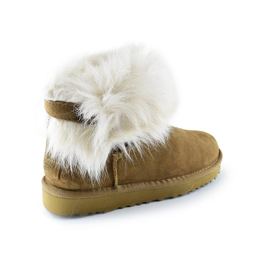 Угги женские с мехом UGG Valentina Chestnut фото-5