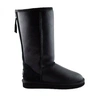 Угги женские UGG Tall Zip Metallic Black фото-1