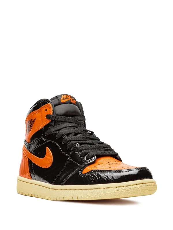 Кроссовки Nike Air Jordan 1 Retro Black/Orange a71189 фото-4