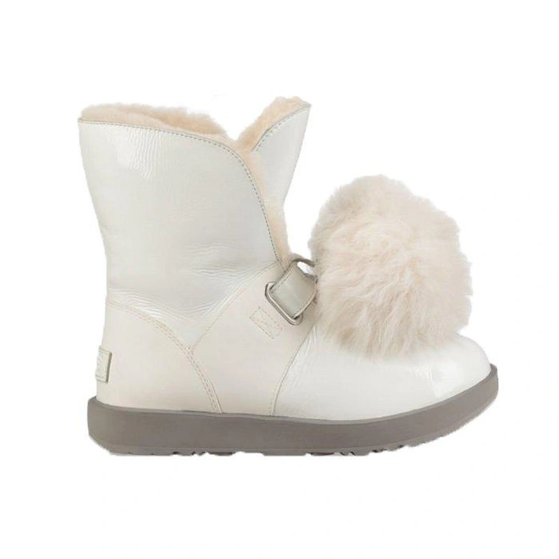 Угги женские ботинки UGG Isley Patent White