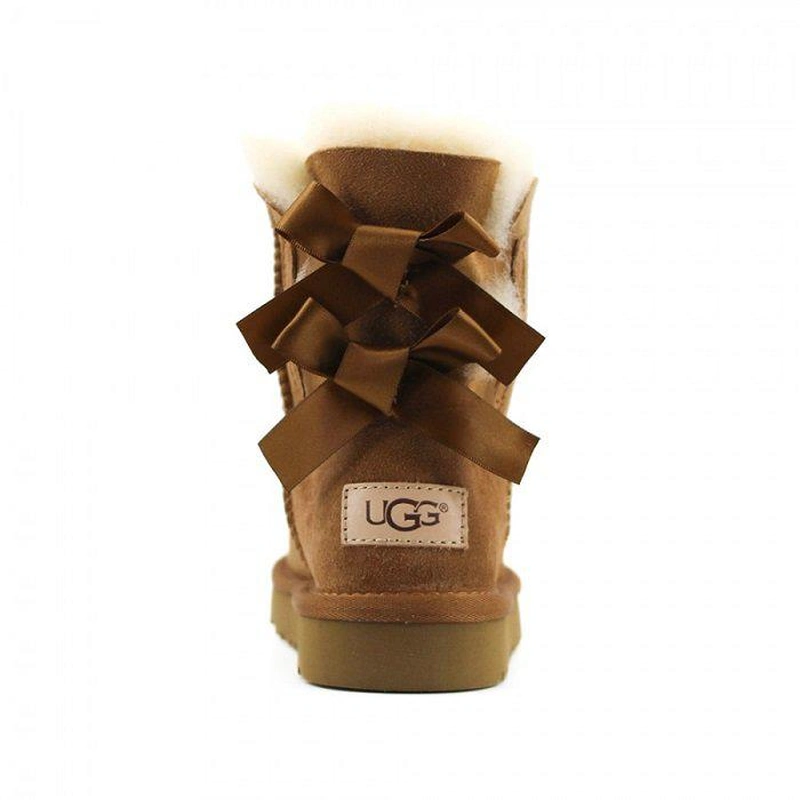 Угги детские UGG Kids Bailey Bow II Chestnut фото-3