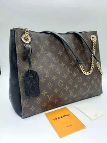 Женская кожаная сумка Louis Vuitton коричневая 35/27 A64268