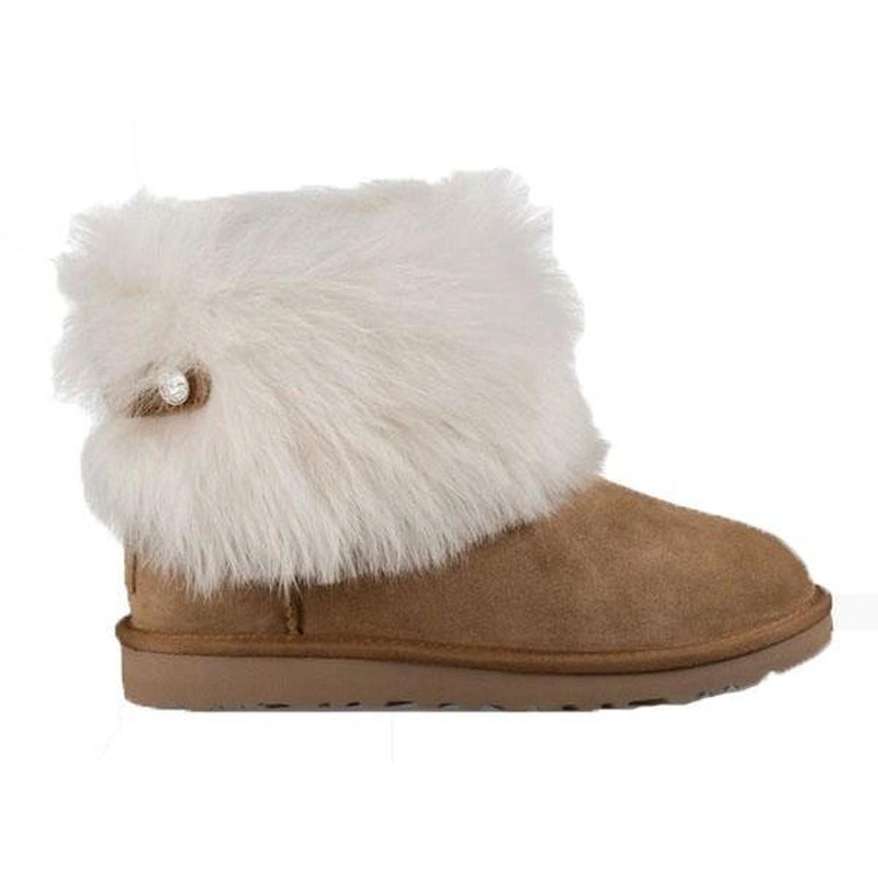 Угги женские с мехом UGG Valentina Chestnut