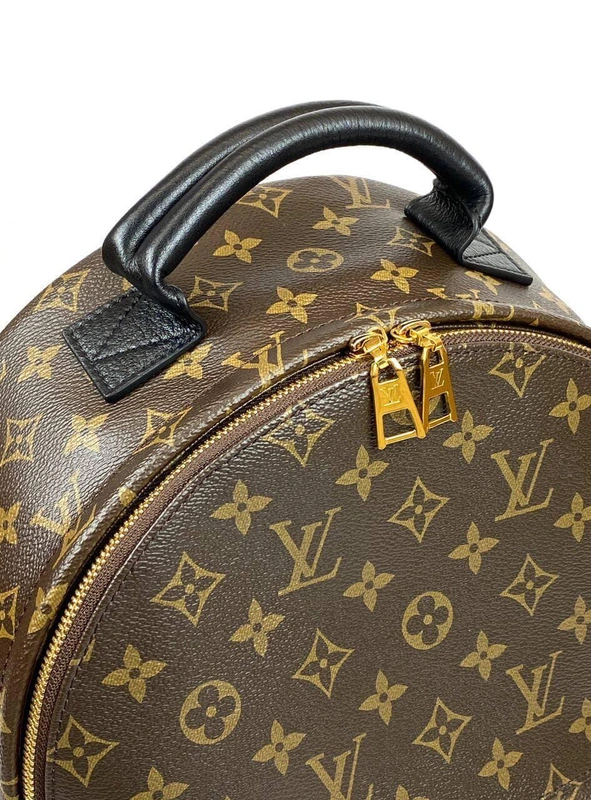 Женский рюкзак Louis Vuitton премиум-люкс коричневый  35/28/10 фото-4