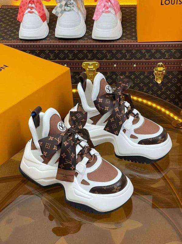 Кроссовки женские Louis Vuitton Archlight 2.0 1ABHZX-23 Brown/White фото-2